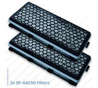 2x Aspirateur Filtre Active Air Propre Miele SF-AAC50 pour Miele S4000-S4999