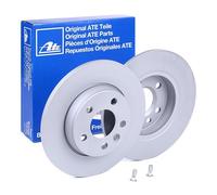 2x ATE 24.0112-0138.1 Disque de frein Arrière 280,0mm