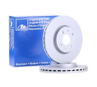 2x ATE 24.0122-0197.1 Disque de frein Avant pour FIAT 500 (312) PANDA (169) 500e