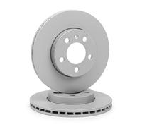 2x ATE 24.0122-0312.1 Disque de frein Avant pour VW POLO (AW1, BZ1) 256mm