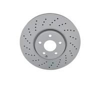 2x ATE 24.0132-0136.1 Disque de frein Avant 330,0mm