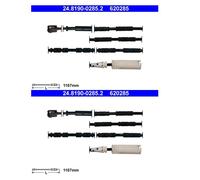 2X ATE 24.8190-0285.2 Capteur D'Avertissement D'Usure Des Freins Pour BMW E81