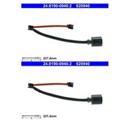 2x ATE 24.8190-0940.2 Contact D'Usure Indicateur Porter Freins pour Porsche