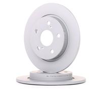 2x ATE Disque de frein Arrière pour TOYOTA AURIS (NZE18, ZRE18) 270,0mm