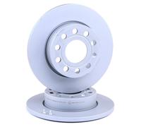 2x ATE Disque de frein Arrière pour VW Golf VI 3/5 portes (5K1) 256mm