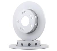 2x ATE Disque de frein Avant convient pour MERCEDES-BENZ 190 (W201) 262,0mm