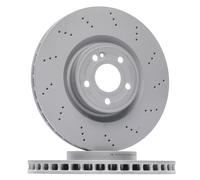 2x ATE Disque de frein Avant convient pour MERCEDES-BENZ Classe A (W177) 350,0mm