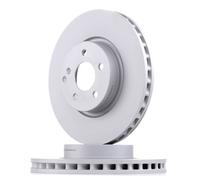 2x ATE Disque de frein Avant convient pour MERCEDES-BENZ Classe C Berline (W204)