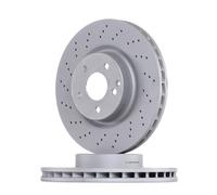 2x ATE Disque de frein Avant convient pour MERCEDES-BENZ Classe E Berline (W211)