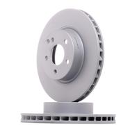 2x ATE Disque de frein Avant convient pour MERCEDES-BENZ Classe E Berline (W211)