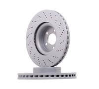 2x ATE Disque de frein Avant convient pour MERCEDES-BENZ Classe E Berline (W212)