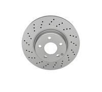 2x ATE Disque de frein Avant convient pour MERCEDES-BENZ SL Cabriolet (R230)