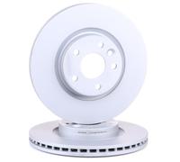 2x ATE Disque de frein Avant pour FORD Focus Mk2 3/5 portes (DA, HCP, DP)