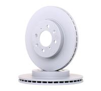 2x ATE Disque de frein Avant pour HONDA CIVIC VII Hatchback (EU, EP, EV) 262,0mm