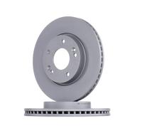 2x ATE Disque de frein Avant pour HYUNDAI i30 3/5 portes (PDE, PD, PDEN) 280,0mm