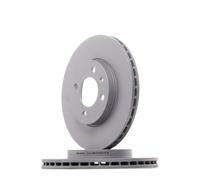 2x ATE Disque de frein Avant pour VW Golf II 3/5 portes (19E, 1G1) Corrado (53i)