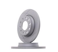 2x ATE PowerDisc Disque de frein Arrière pour AUDI A4 B7 Avant (8ED) 255mm