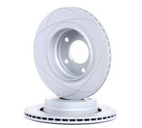 2x ATE PowerDisc Disque de frein Arrière pour BMW 3 Berline (E46) 3 Coupé (E46)