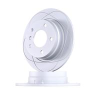 2x ATE PowerDisc Disque de frein Arrière pour BMW 3 Berline (E46) 3 Coupé (E46)