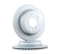 2x ATE PowerDisc Disque de frein Arrière pour BMW 3 Berline (E90) 300,0mm