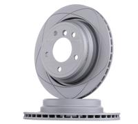 2x ATE PowerDisc Disque de frein Arrière pour BMW 5 Berline (E39) 298,0mm