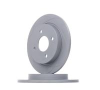 2x ATE PowerDisc Disque de frein Arrière pour FORD Fiesta Mk6 Berline 253,0mm