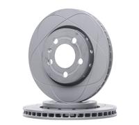 2x ATE PowerDisc Disque de frein Arrière pour VW Golf IV 3/5 portes (1J1) 256mm