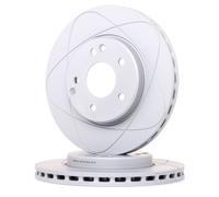 2x ATE PowerDisc Disque de frein Avant convient pour MERCEDES-BENZ SLK (R170)