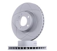 2x ATE PowerDisc Disque de frein Avant pour BMW 5 Berline (E39) 5 Touring (E39)