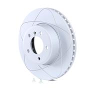 2x ATE PowerDisc Disque de frein Avant pour BMW 5 Berline (E60) 324,0mm