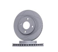 2x ATE PowerDisc Disque de frein Avant pour FORD Focus Mk1 3/5 portes (DAW, DBW)