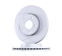 2x ATE PowerDisc Disque de frein Avant pour FORD Focus Mk2 Break (DA, FFS, DS)