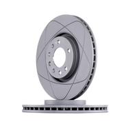 2x ATE PowerDisc Disque de frein Avant pour OPEL Corsa D 3/5 portes (S07)