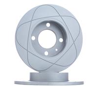 2x ATE PowerDisc Disque de frein Avant pour VW Golf II 3/5 portes (19E, 1G1)