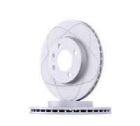 2x ATE PowerDisc Disque de frein Avant pour VW Golf II 3/5 portes (19E, 1G1)