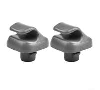 2x Attaches Visière pour soleil ABS Gris pour Nissan G35 2x Attaches | Compatible 350Z, remplace 96409BC402, installation pour facile, couleur grise, matériau ABS durable