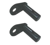 2x Attelage de Remorque Vélo Fer Attache Raccord de Remorque Bicyclette vidaXL
