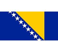 2x autocollant pour voiture " BOSNIE ET HERZEGOVINE - drapeau " 2x Car Sticker Bosnia and Herzegovina flag (env. 8x5 cm)