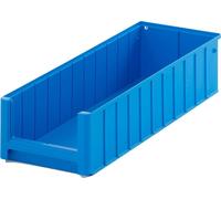 2x bacs de rayonnage et de manutention Bleu ciel proche RAL 5015