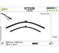 2x Balai d'essuie-glace avant plat 572328 VALEO pour MERCEDES-BENZ