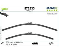 2x Balai d'essuie-glace avant plat 572333 VALEO pour LAND ROVER RANGE ROVER V