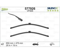 2x Balai d'essuie-glace avant plat 577926 VALEO pour MERCEDES-BENZ GLA EQA