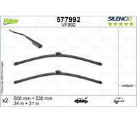 2x Balai d'essuie-glace avant plat 577992 VALEO pour MERCEDES-BENZ GLB EQB