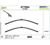 Balai d'essuie-glace VALEO Silencio 577994, 750/530mm, Avant, 2 Pièce