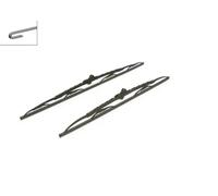 2x Balai d'essuie-glace avant sans spoiler 3 397 001 543 BOSCH pour MITSUBISHI