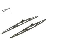 2x Balai d'essuie-glace avant sans spoiler 3 397 001 682 BOSCH pour ALFA ROMEO