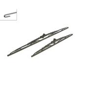 2x Balai d'essuie-glace avant sans spoiler 3 397 001 803 BOSCH pour KIA NISSAN