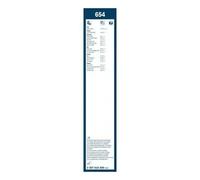 2x Balai d'essuie-glace avant sans spoiler 3 397 010 299 BOSCH pour SUZUKI FIAT