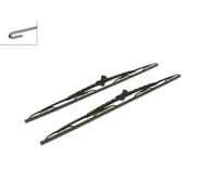 2x Balai d'essuie-glace avant sans spoiler 3 397 118 320 BOSCH pour CHRYSLER