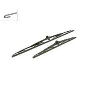 2x Balai d'essuie-glace avant sans spoiler 3 397 118 321 BOSCH pour RENAULT
